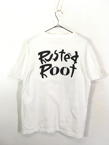 古着 90s USA製 Rusted Root 猿 ワールド ビート ロック バンド Tシャツ L 古着【30off】 - 古着 通販 ヴィンテージ　 古着屋 Dracaena ドラセナ