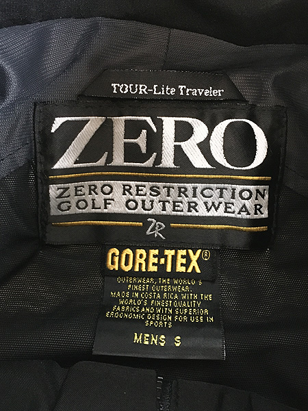 古着 90s ZERO 「GORE-TEX」 2way 半袖 ゴア ジャケット & ベスト S