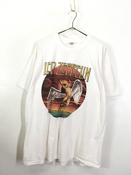 古着 00s LED ZEPPELIN 「Swan Song」 ロック バンド Ｔシャツ XL 古着