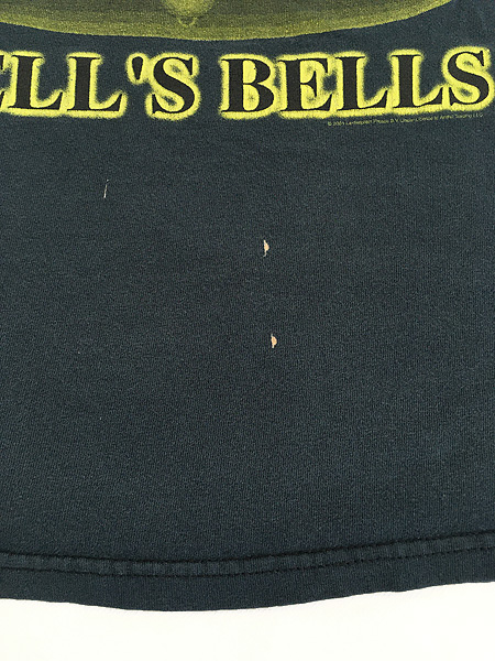[6] 古着 00s AC/DC 「HELL'S BELLS」 ヘヴィ メタル ロック バンド Tシャツ L 古着