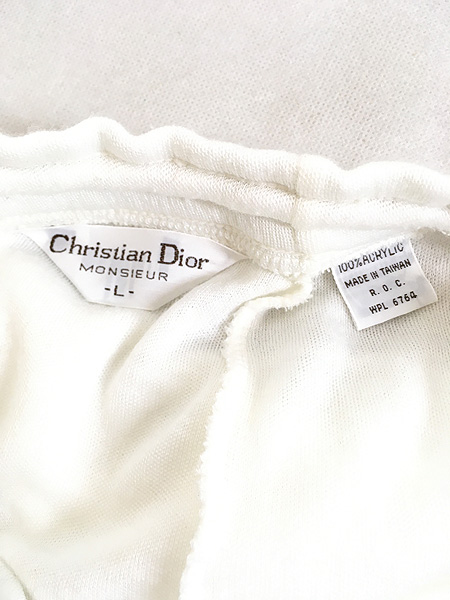 古着 80s Christian Dior サイド パイピング ジャージ トラック パンツ ...