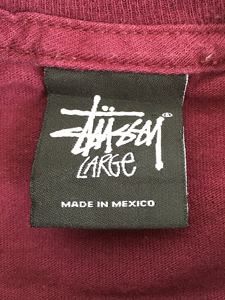 古着 Stussy ビリヤード 8ボール × ハイビスカス グラフィック Tシャツ L 古着 - 古着 通販 ヴィンテージ 古着屋 Dracaena ドラセナ