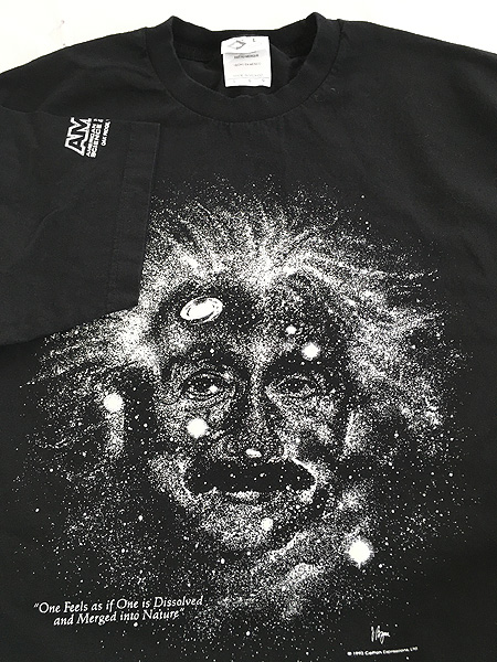 アインシュタイン 宇宙 蓄光 Tシャツ 偉人 ジャスティンビーバー - T 