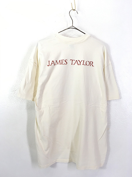 古着 90s USA製 JAMES TAYLOR ロック ミュージシャン フォト Tシャツ