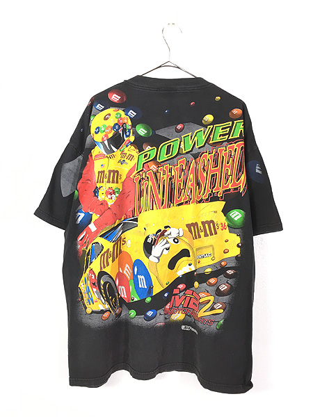 古着 90s M&M's RACING 「ERNIE IRVAN」 MB2 両面 プリント レーシング