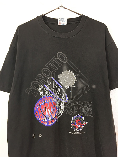 【USA製】90's ヴィンテージ NBA RAPTORS ラプターズ Tシャツ
