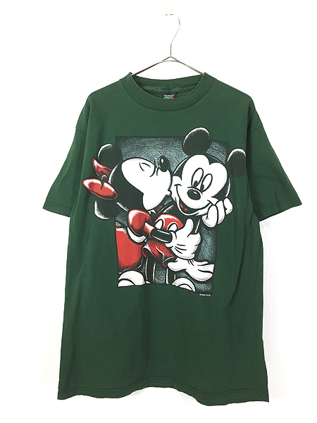 80s〜90s ディズニー 和服 ミッキー ミニー Tシャツ 希少レア