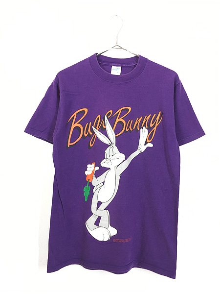 古着 90s USA製 LOONEY TUNES バックスバニー 人参 キメポーズ BIG 