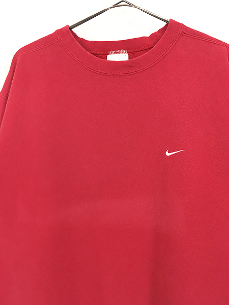 JUSTDOIT新品 未使用 90's NIKE ナイキ Tシャツ スォッシュ 米国製 赤