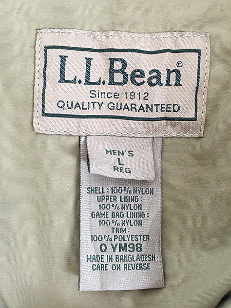 古着 LL Bean ハーフムーン ポケット ナイロン ハンティング