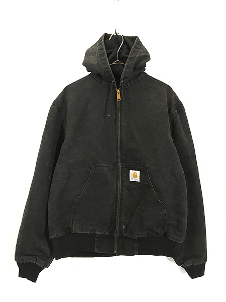 古着 80s USA製 Carhartt 裏地 メッシュ ブラック ダック アクティブ ...