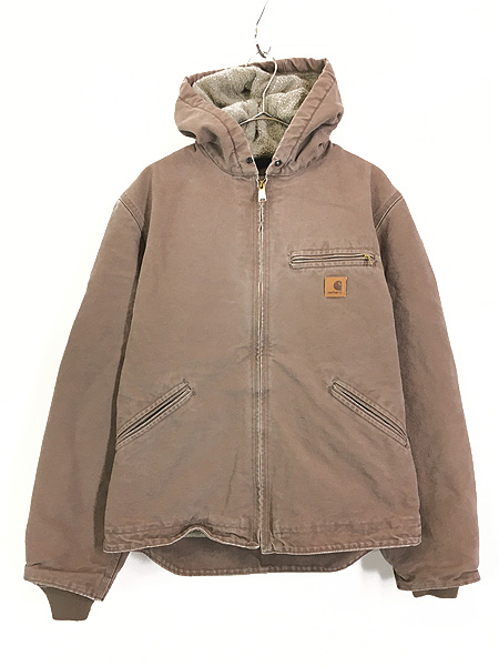 着丈76cmCarhartt　ダックジャケット　カバオール　ボア　デトロイトジャケット