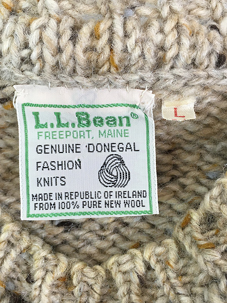 【極上銘品】アイルランド製 70s L.L.Bean セーター ドネガルツイードMAKERS