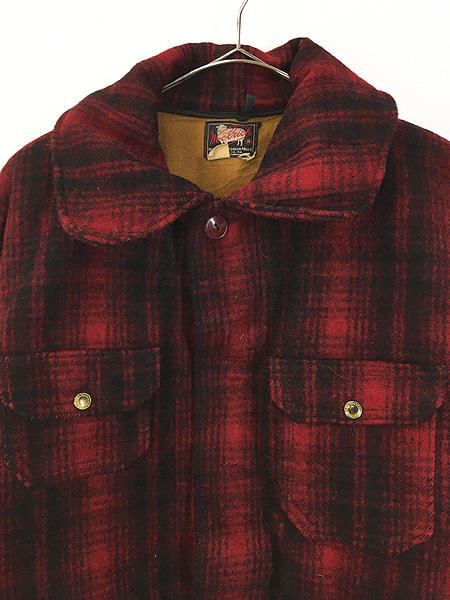 WOOLRICH】希少 50's バッファローチェックジャケット A-1076