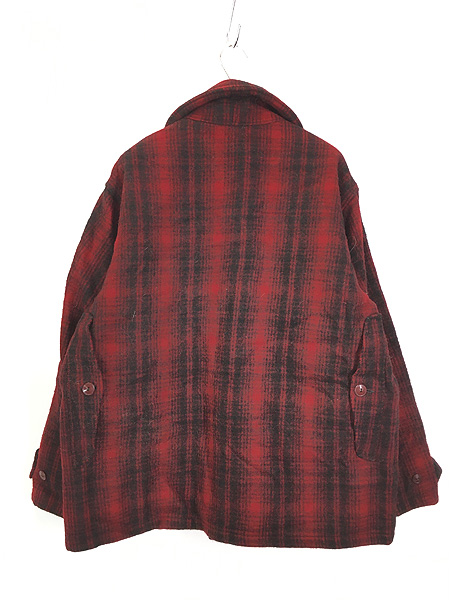 古着 50s WoolRich 名作 503 バッファロー チェック ヘビー ウール