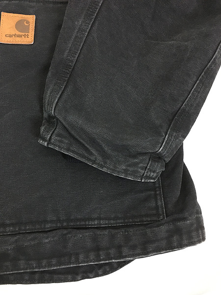 古着 Carhartt 裏ボア オール ブラック ダック サンドストーン リッジ