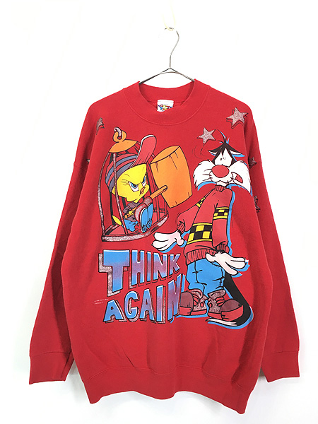 古着 90s USA製 LOONEY TUNES トゥイーティー シルベスター