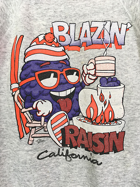 古着 80s USA製 California Raisins 「BLAZIN'」 レーズン