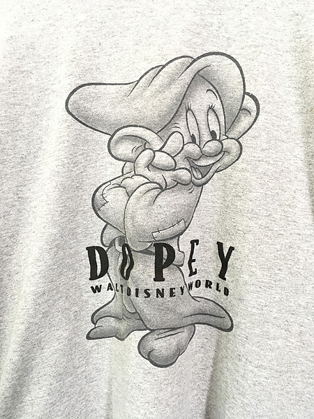 古着 90s Disney 白雪姫 7人の小人 Dopey おとぼけ 長袖 Tシャツ ロンT M 古着 古着 通販 ヴィンテージ 古着屋  Dracaena ドラセナ