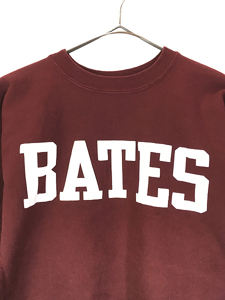 古着 90s Champion Reverse Weave 「BATES」 リバース スウェット M 美