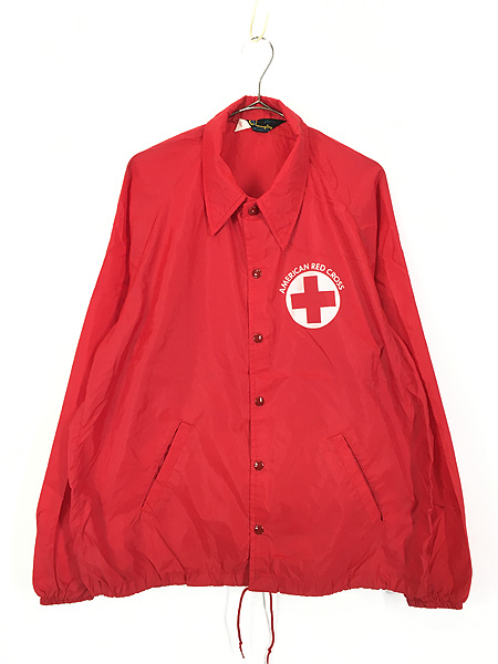 古着 70s USA製 Champion 「American Red Cross」 赤十字 ナイロン ...