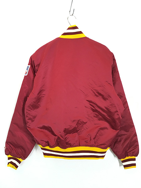 古着 90s NFL Washington Redskins レッドスキンズ パッチ 光沢 サテン ...