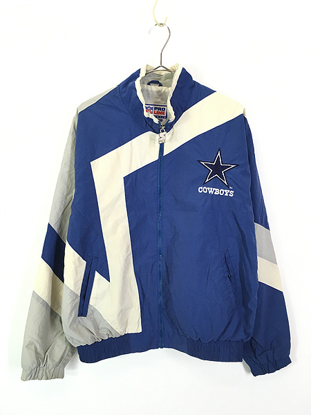 古着 90s NFL Dallas Cowboys カウボーイズ クレイジー ナイロン ジャケット S 古着 - 古着 通販 ヴィンテージ　古着屋  Dracaena ドラセナ