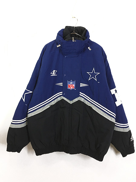 古着 90s NFL Dallas Cowboys カウボーイズ 2way パデット ナイロン