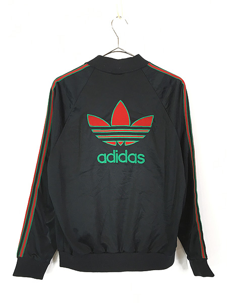 古着 80s USA製 adidas 「RUN DMC モデル」 光沢 ジャージ トップ ...