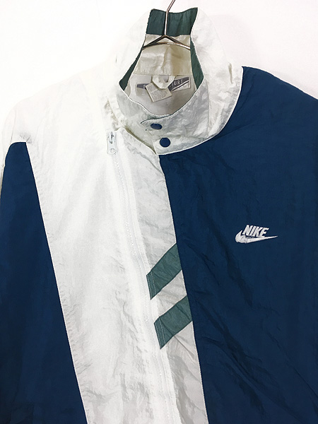 古着 90s NIKE 「SUPREME COURT」 斜めジップ クレイジー ナイロン ...