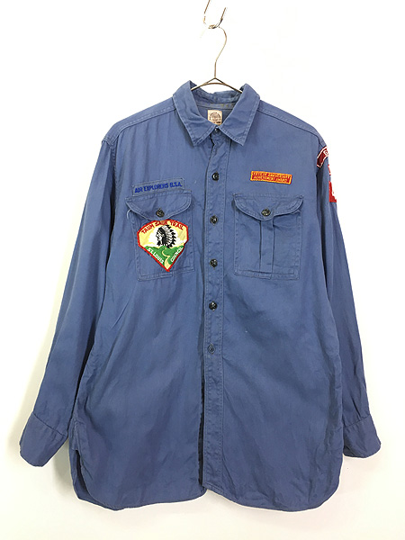 古着 50s BSA 「AIR EXPLORERS」 マチ付 コットンツイル