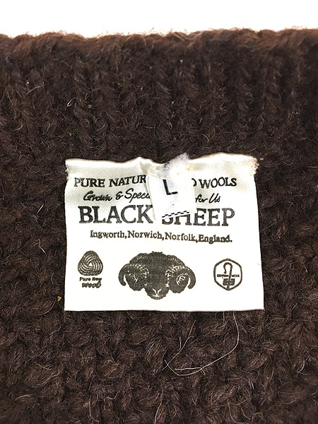 古着 90s Great Britain製 Black Sheep ボーダー × ポップコーン