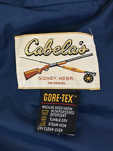 古着 80s USA製 Cabela's 「GORE-TEX」 撥水 ゴアテックス パーカー 