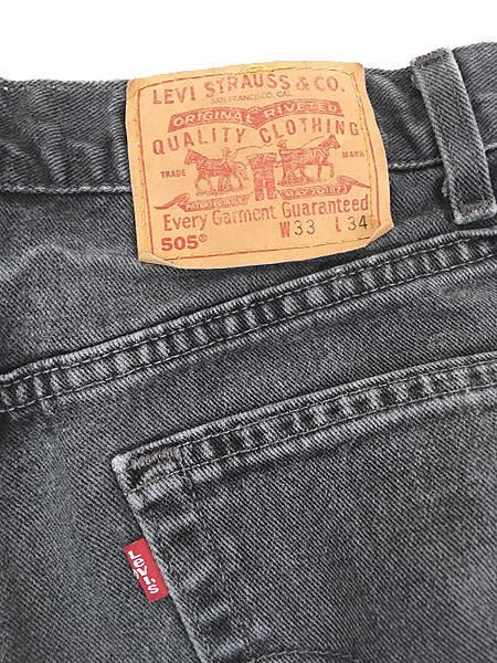 古着 90s USA製 Levi's 505-0260 ブラック デニム パンツ ジーンズ 