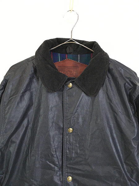 古着 80s USA製 WoolRich 比翼 オイルド コーティング ハンティング