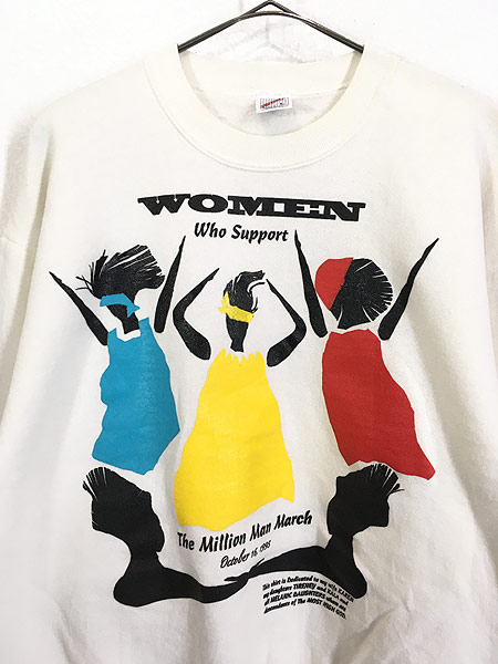 大きい割引 90 希少 90s usa製 million NIKE woman march 売れ筋商品