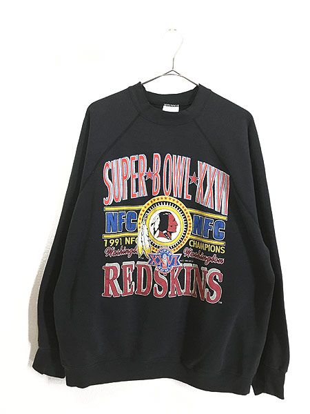 古着 90s NFL Washington Redskins 1991 Super Bowl スウェット