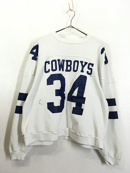 古着 80s USA製 NFL Dallas Cowboys ナンバリング スウェット