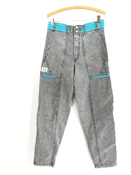 古着 90s Levi's 「Sport Jeans」 BIGポケット ブラック ケミカル 