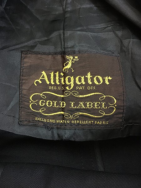 vintage Gold Alligator ステンカラーコート ビンテージ