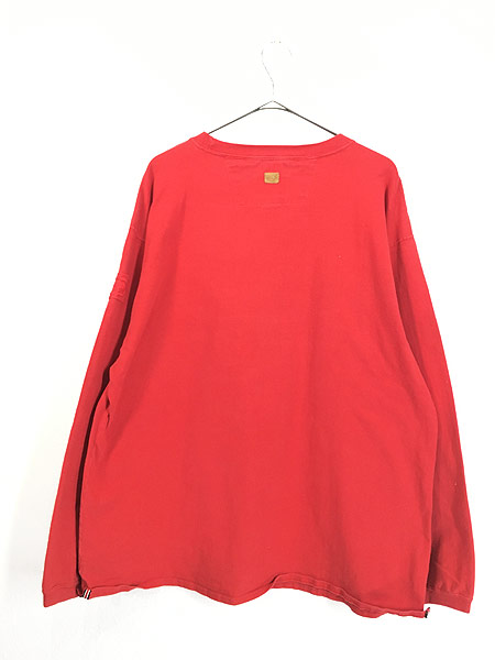 古着 ECKO UNLTD エコー BIG ロゴ 刺しゅう パッチ 長袖 Tシャツ ロンT