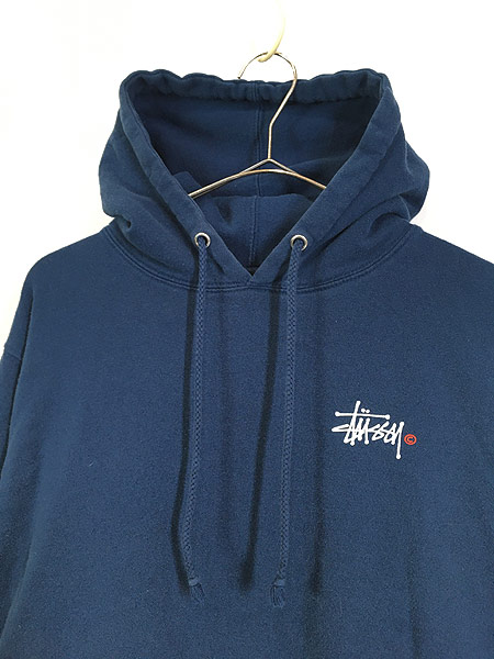 古着 Stussy ステューシー 両面 ロゴ スウェット パーカー XL 古着 ...