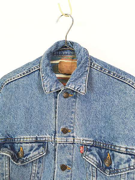 古着 90s USA製 Levi's 70417-6986 ネイティブ ライナー デニム