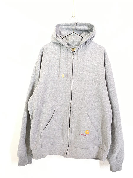 古着 80s Carhartt 裏地 サーマル ヘビー スウェット ジップ パーカー ...