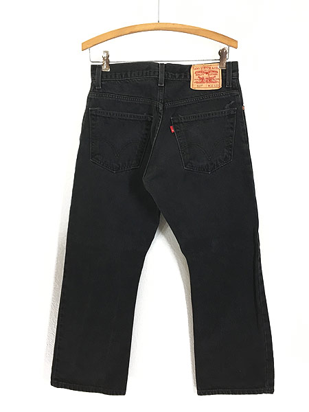 古着 00s Levi's 517 ブラック デニム パンツ ジーンズ ブーツカット