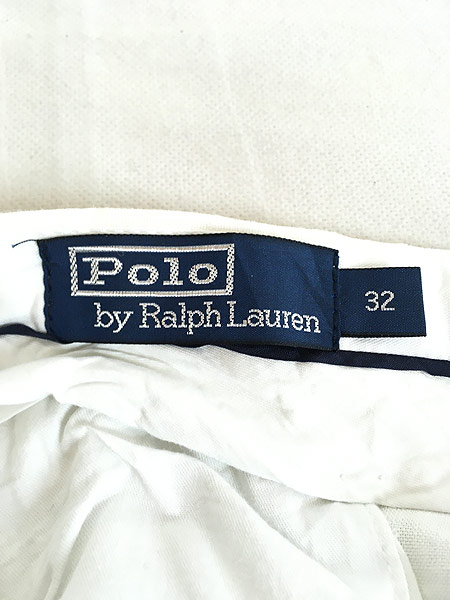 古着 Italy製 Polo Ralph Lauren 上質 100% リネン タック パンツ