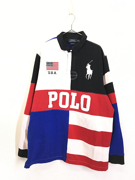 古着 Polo Ralph Lauren Special Edition 星条旗 パッチワーク