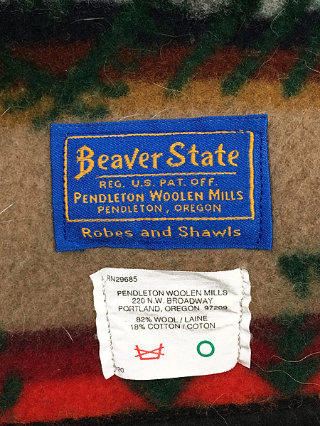 雑貨 古着 USA製 Beaver State Pendleton ペンドルトン ネイティヴ