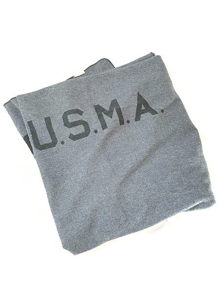 雑貨 古着 40s 米軍 「USMA」 ステンシル ミリタリー ウール