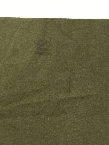 [8] 雑貨 古着 60s 米軍 「US」 ステンシル SHELTER HALF TENT ミリタリー パップ テント タープ 菱形 大判 キャンプ 古着